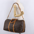 LOUIS VUITTON Monogram Keepall Bandouliere 50 Boston Bag M41416 LV Auth ep16951V-26