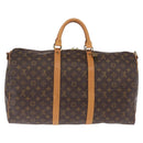 LOUIS VUITTON Monogram Keepall Bandouliere 50 Boston Bag M41416 LV Auth ep16951V-3