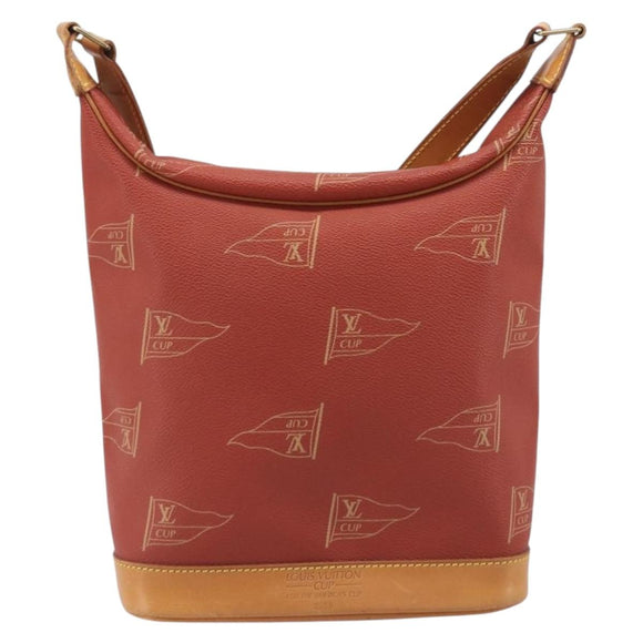 LOUIS VUITTON LV Cup Rutuke Shoulder Bag Red M80027 LV Auth ep16961A