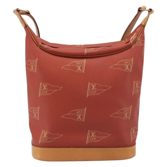 LOUIS VUITTON LV Cup Rutuke Shoulder Bag Red M80027 LV Auth ep16961A