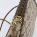 GUCCI GG Supreme Shoulder Bag PVC Beige Gold Tone 97 02 068 Auth ep16964-16