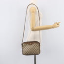 GUCCI GG Supreme Shoulder Bag PVC Beige Gold Tone 97 02 068 Auth ep16964-24