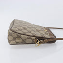 GUCCI GG Supreme Shoulder Bag PVC Beige Gold Tone 97 02 068 Auth ep16964-4