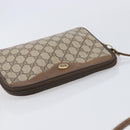 GUCCI GG Supreme Shoulder Bag PVC Beige Gold Tone 97 02 068 Auth ep16964-6
