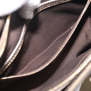 Christian Dior Canage Shoulder Bag Canvas Black Gold Tone Auth ep16966V-22