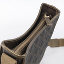 Christian Dior Canage Shoulder Bag Canvas Black Gold Tone Auth ep16966V-6