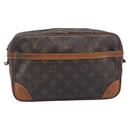 LOUIS VUITTON Monogram Compiegne 28 Clutch Bag M51845 LV Auth ep16980-2