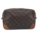 LOUIS VUITTON Monogram Compiegne 28 Clutch Bag M51845 LV Auth ep16980-3