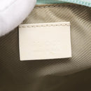GUCCI GG Canvas Accessory Pouch Light Blue Silver 039 1103 Auth ep16987-16
