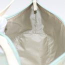 GUCCI GG Canvas Accessory Pouch Light Blue Silver 039 1103 Auth ep16987-18