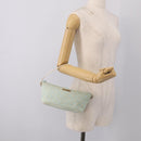 GUCCI GG Canvas Accessory Pouch Light Blue Silver 039 1103 Auth ep16987-21