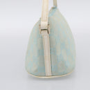 GUCCI GG Canvas Accessory Pouch Light Blue Silver 039 1103 Auth ep16987-5