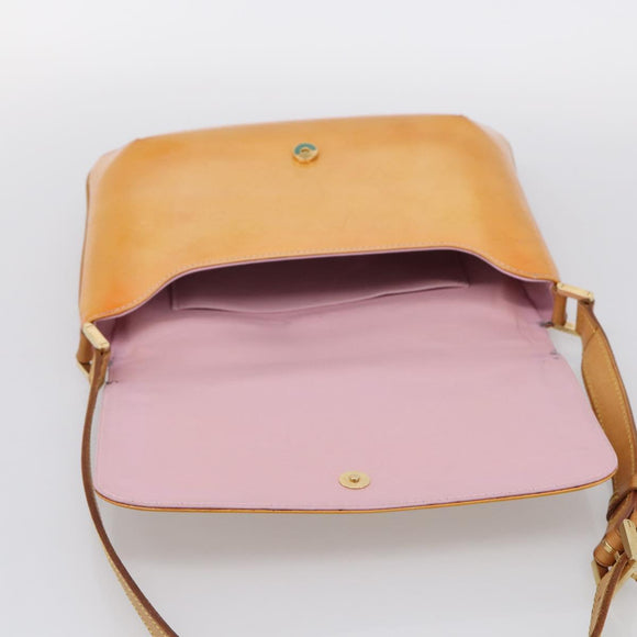 LOUIS VUITTON Monogram Vernis Thompson Street Bag Pink M91070 LV Auth ep16990