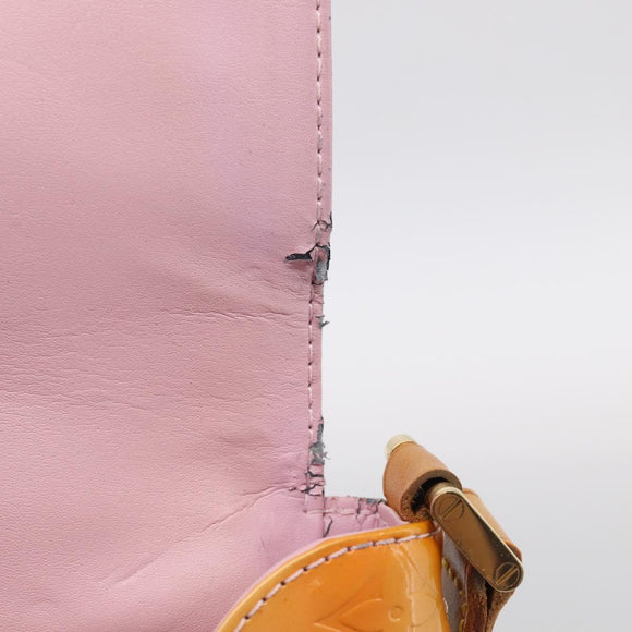LOUIS VUITTON Monogram Vernis Thompson Street Bag Pink M91070 LV Auth ep16990