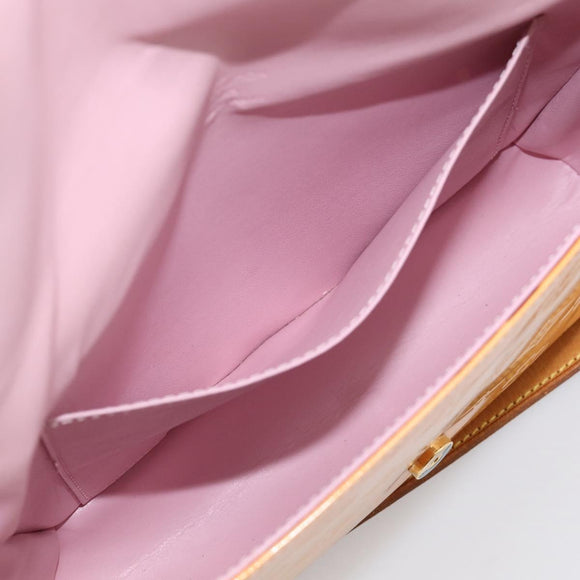 LOUIS VUITTON Monogram Vernis Thompson Street Bag Pink M91070 LV Auth ep16990