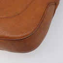 GUCCI Jackie Hand Bag Leather Brown Gold Tone 00963 Auth ep16998-10