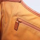 GUCCI Jackie Hand Bag Leather Brown Gold Tone 00963 Auth ep16998-21