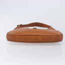 GUCCI Jackie Hand Bag Leather Brown Gold Tone 00963 Auth ep16998-9