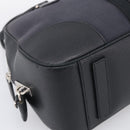 PRADA Hand Bag Canvas Black Silver Auth ep17002-11