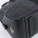 PRADA Hand Bag Canvas Black Silver Auth ep17002-13