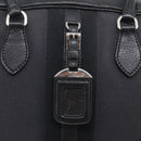PRADA Hand Bag Canvas Black Silver Auth ep17002-16