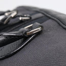 PRADA Hand Bag Canvas Black Silver Auth ep17002-18