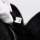 PRADA Hand Bag Canvas Black Silver Auth ep17002-25