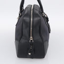 PRADA Hand Bag Canvas Black Silver Auth ep17002-5