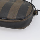 FENDI Pecan Shoulder Bag PVC Brown Gold Tone Auth ep17012-12