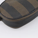 FENDI Pecan Shoulder Bag PVC Brown Gold Tone Auth ep17012-13