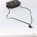 FENDI Pecan Shoulder Bag PVC Brown Gold Tone Auth ep17012-7