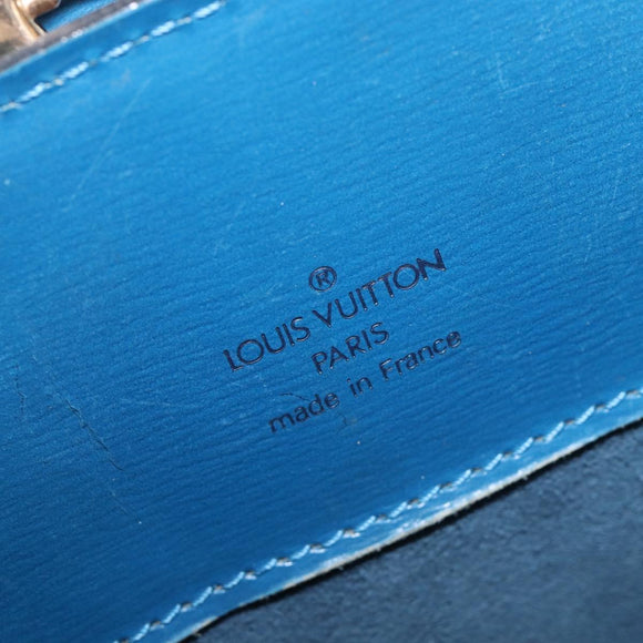 LOUIS VUITTON Epi Cluny Shoulder Bag Blue M52255 LV Auth ep17014