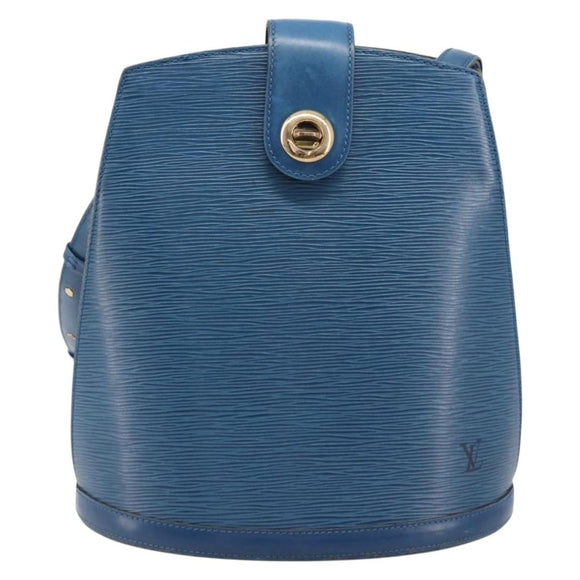 LOUIS VUITTON Epi Cluny Shoulder Bag Blue M52255 LV Auth ep17014