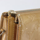 LOUIS VUITTON Monogram Vernis Motto Shoulder Bag Noisette M91136 LV Auth ep17016-19