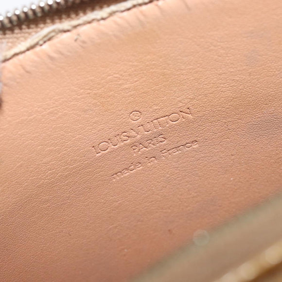 LOUIS VUITTON Monogram Vernis Motto Shoulder Bag Noisette M91136 LV Auth ep17016