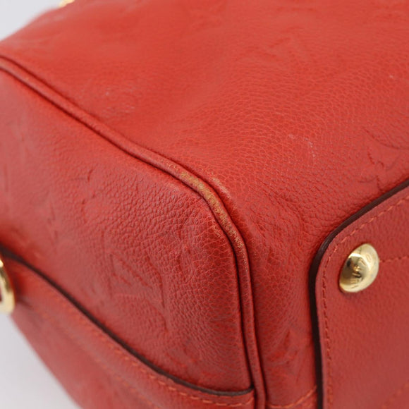 LOUIS VUITTON Monogram Empreinte Speedy Bandouliere 25 Slys M42399 Auth ep17022V