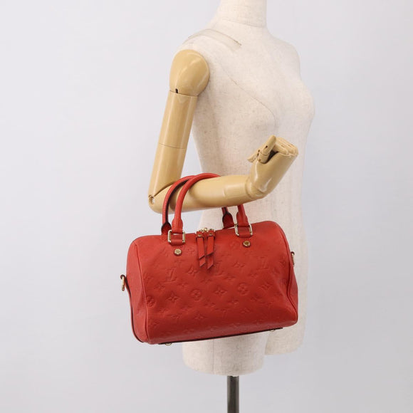 LOUIS VUITTON Monogram Empreinte Speedy Bandouliere 25 Slys M42399 Auth ep17022V