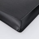 LOUIS VUITTON Epi Sellier Dragonne Clutch Bag Black M52612 LV Auth ep17023A-10