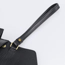 LOUIS VUITTON Epi Sellier Dragonne Clutch Bag Black M52612 LV Auth ep17023A-13