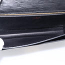 LOUIS VUITTON Epi Sellier Dragonne Clutch Bag Black M52612 LV Auth ep17023A-19