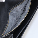 LOUIS VUITTON Epi Sellier Dragonne Clutch Bag Black M52612 LV Auth ep17023A-23