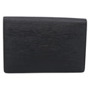 LOUIS VUITTON Epi Sellier Dragonne Clutch Bag Black M52612 LV Auth ep17023A-3