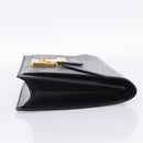 LOUIS VUITTON Epi Sellier Dragonne Clutch Bag Black M52612 LV Auth ep17023A-4