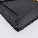 LOUIS VUITTON Epi Sellier Dragonne Clutch Bag Black M52612 LV Auth ep17023A-9