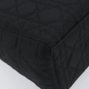 Christian Dior Lady Dior Canage Hand Bag Nylon Black Auth ep17029V-11