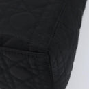 Christian Dior Lady Dior Canage Hand Bag Nylon Black Auth ep17029V-12