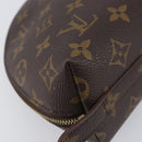 LOUIS VUITTON Monogram Trousse Demi Ronde Cosmetic Pouch M47520 LV Auth ep17047-11
