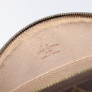 LOUIS VUITTON Monogram Trousse Demi Ronde Cosmetic Pouch M47520 LV Auth ep17047-14