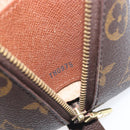 LOUIS VUITTON Monogram Trousse Demi Ronde Cosmetic Pouch M47520 LV Auth ep17047-19