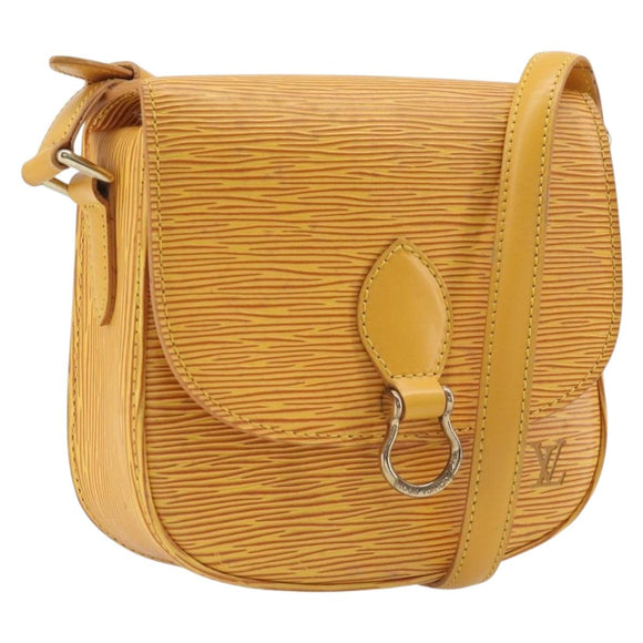 LOUIS VUITTON Epi Saint Cloud PM Shoulder Bag Yellow M52219 LV Auth ep17048A